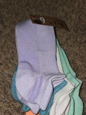 Mix No. 6 Pastel No-Show Sock Pack in Lavender, Teal, Mint & White